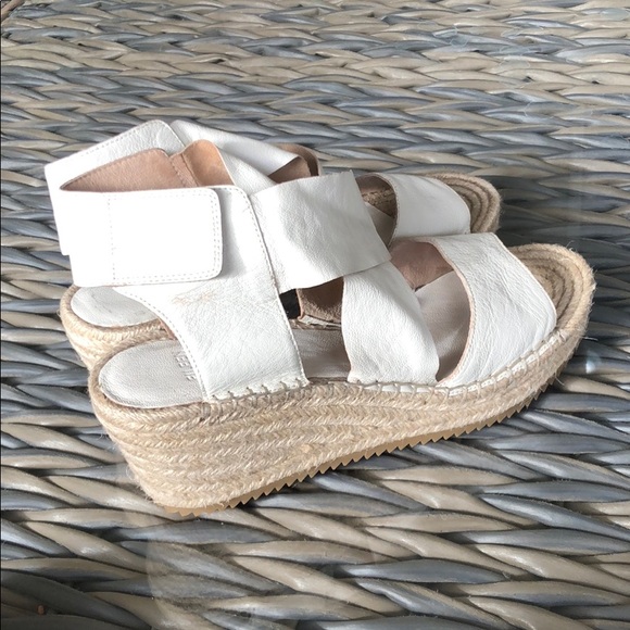 (Sold) Eileen Fisher Willow Espadrille Wedge Sanda - Picture 6 of 8